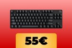 Tastiera meccanica Logitech G413 TKL SE in forte sconto su Amazon - Notizia