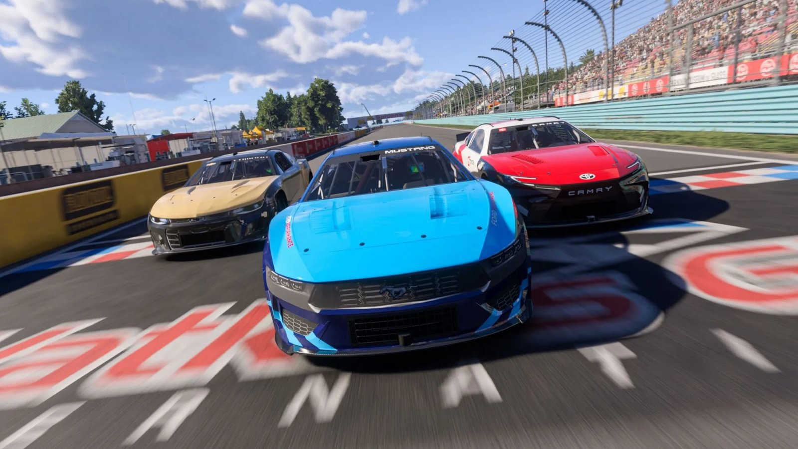 Un'immagine delle NASCAR in Forza Motorsport
