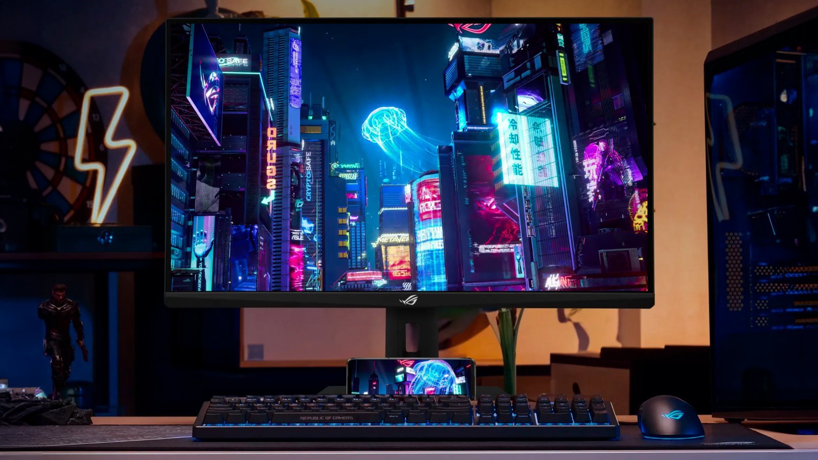 Il monitor ASUS ROG Strix XG27UCG