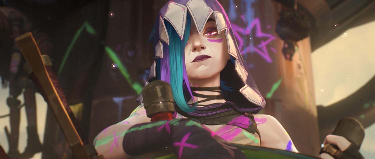 Jinx in una scena di Arcane: Stagione 2