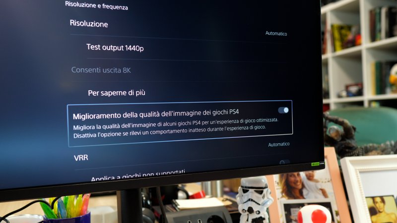 La dashboard di PS5 Pro implementa una impostazione per 'forzare' l'utilizzo della PSSR e della GPU potenziata ai titoli PS4