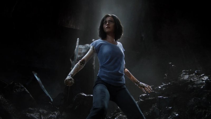 Alita in una scena dell'omonimo film