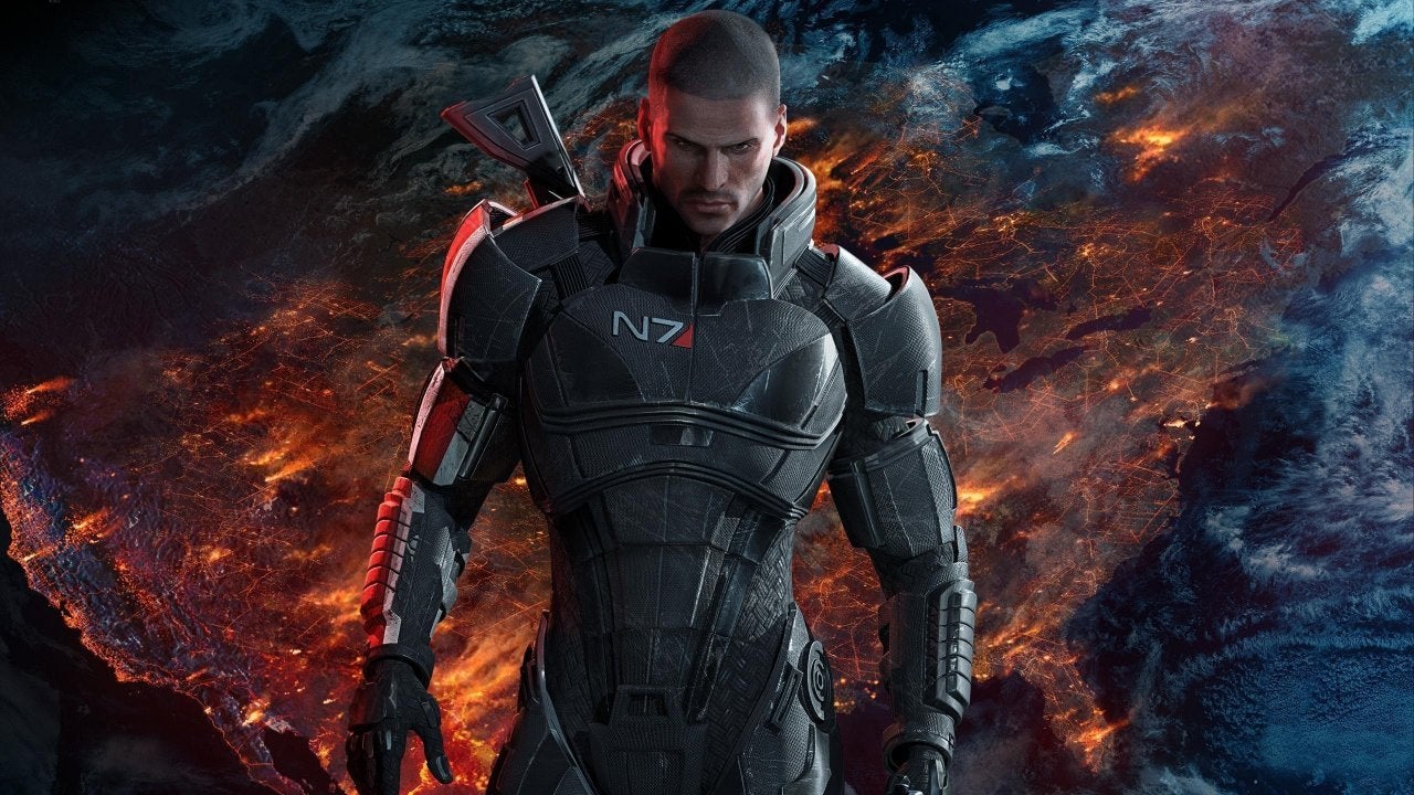 Il comandante Shepard in Mass Effect