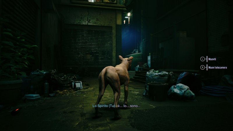 All'inizio di Slitterhead si controlla un cane, è lui a dare inizio al focolaio, un po' come succede nel film La cosa