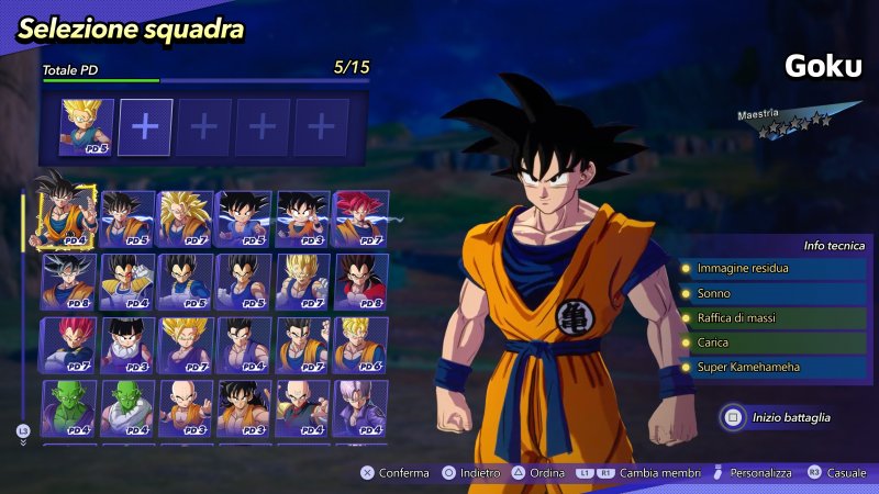 Abbiamo immaginato il menù di Dragon Ball: Sparking! Zero con uno stile più energico e simile ai vecchi Budokai Tenkaichi, mantenendo comunque un piglio moderno Abbiamo immaginato il menù di Dragon Ball: Sparking! Zero con uno stile più energico e simile ai vecchi Budokai Tenkaichi, mantenendo comunque un piglio moderno