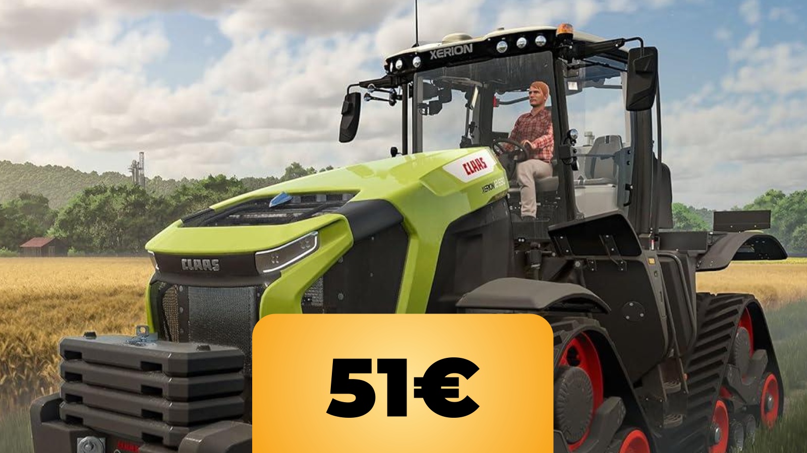 Un trattore di Farming Simulator 25 e il prezzo su Amazon Italia