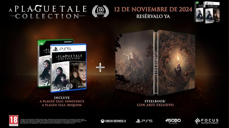 La steelbook di A Plague Tale Collection La steelbook di A Plague Tale Collection
