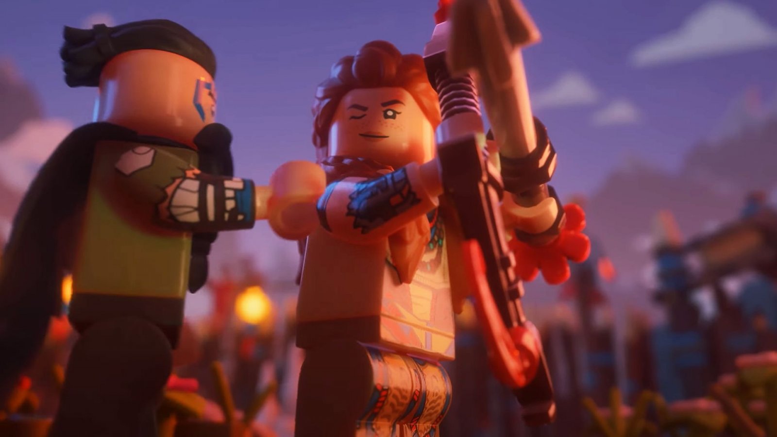 Rost e Aloy in LEGO Horizon Adventures