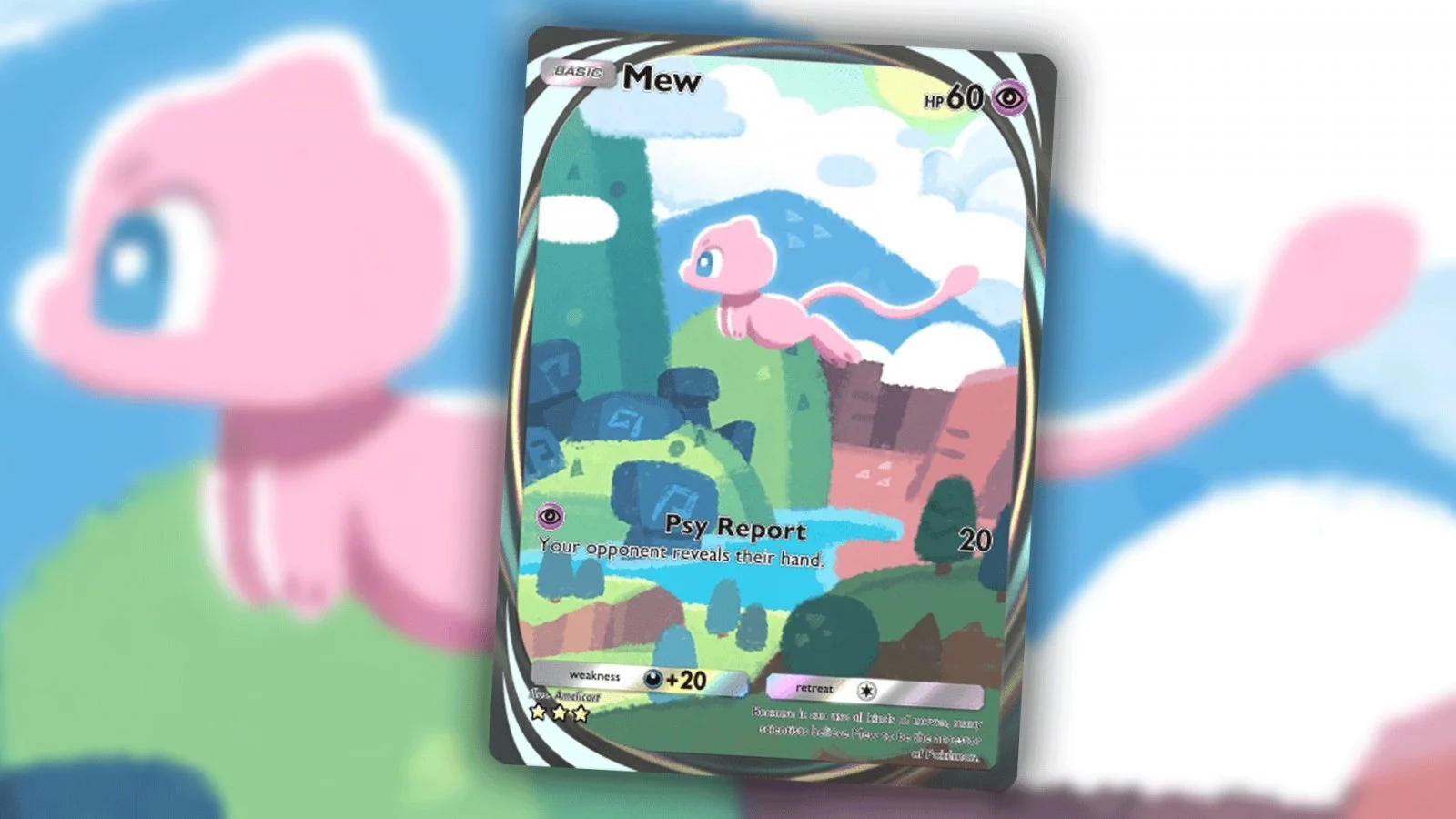 Ottenere la carta immersiva di Mew è una faticaccia ma è fattibile
