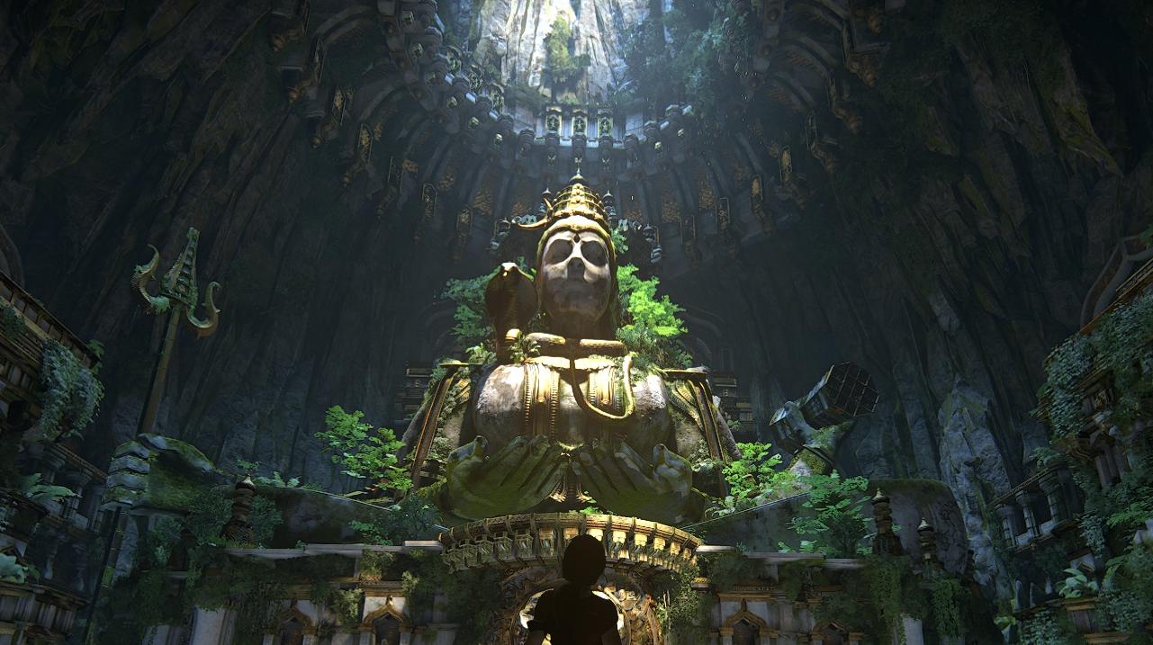 Una statua indiana in Uncharted L'eredità perduta
