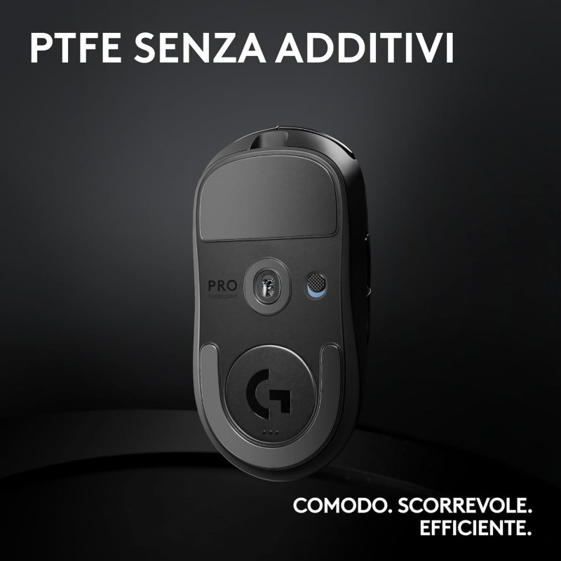 La superficie di appoggio del mouse Logitech G Pro X Superlight 2 Lightspeed La superficie di appoggio del mouse Logitech G Pro X Superlight 2 Lightspeed