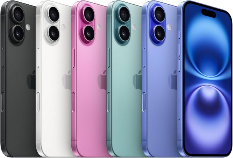Le colorazioni dei nuovi iPhone 16.