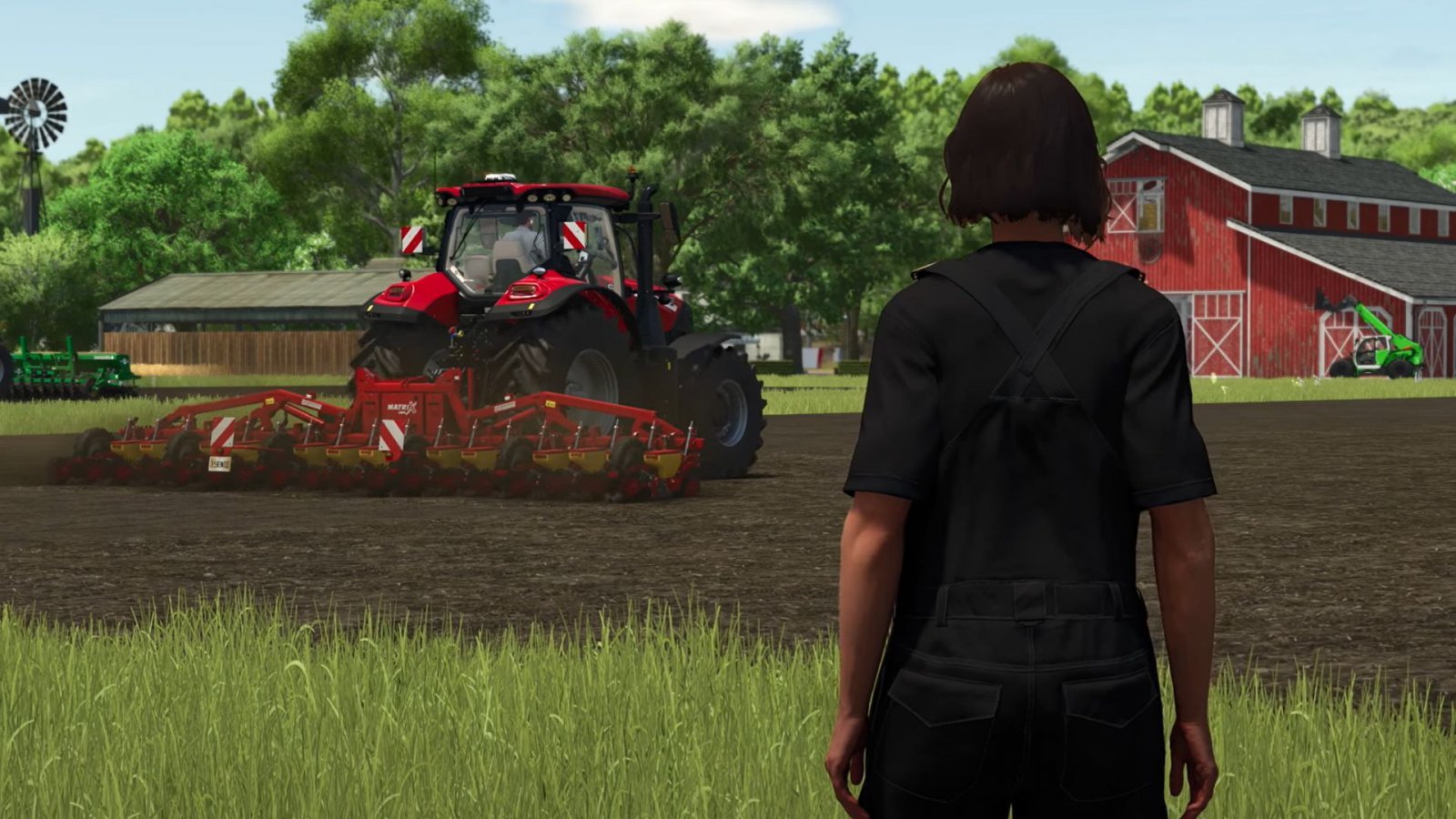 Uno dei veicoli di Farming Simulator 25