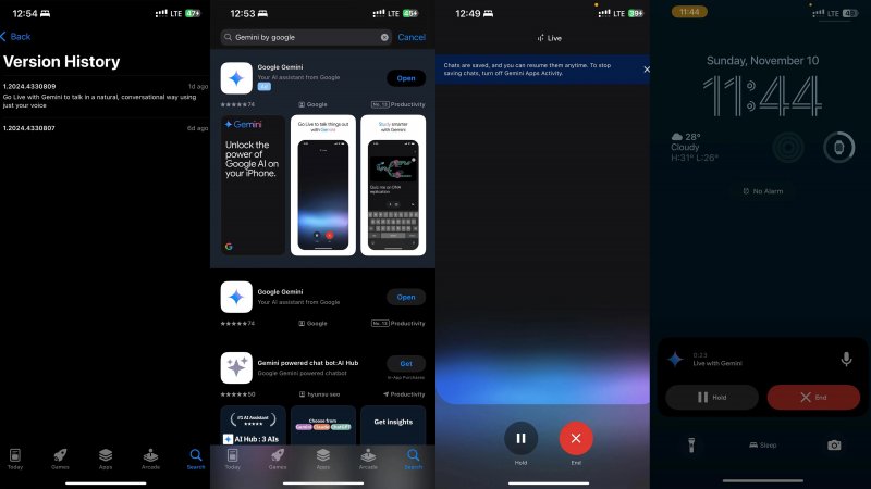 Screenshot dell'app Gemini su iOS (Credit: u/lostshenanigans) Screenshot dell'app Gemini su iOS (Credit: u/lostshenanigans)