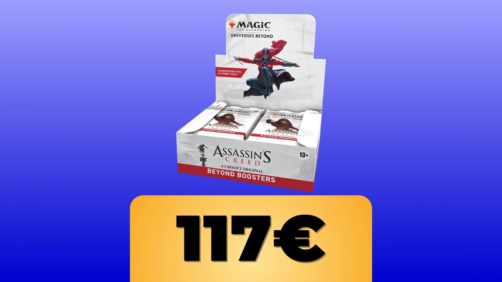 Il box di Beyond Booster di Assassin's Creed e lo sconto su Amazon