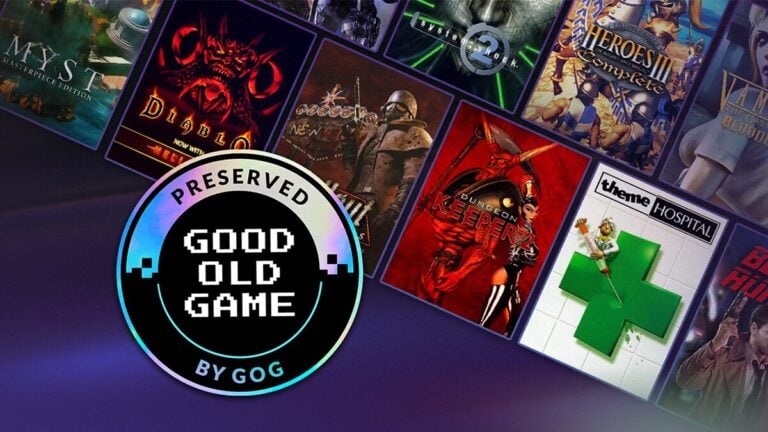 Il logo dei giochi che fanno parte del GOG Preservation Program