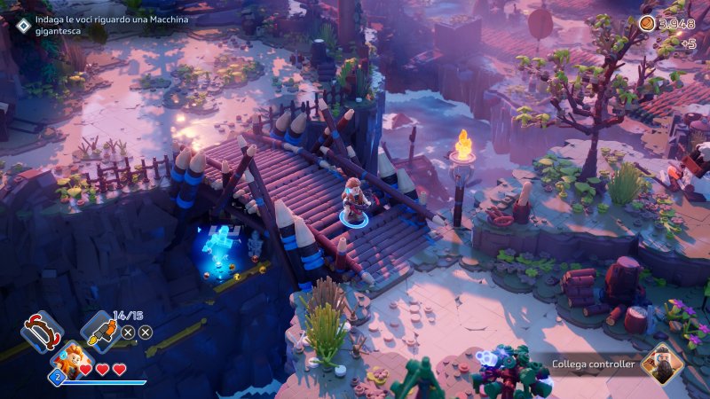 Un'immagine di gioco in LEGO Horizon Adventures