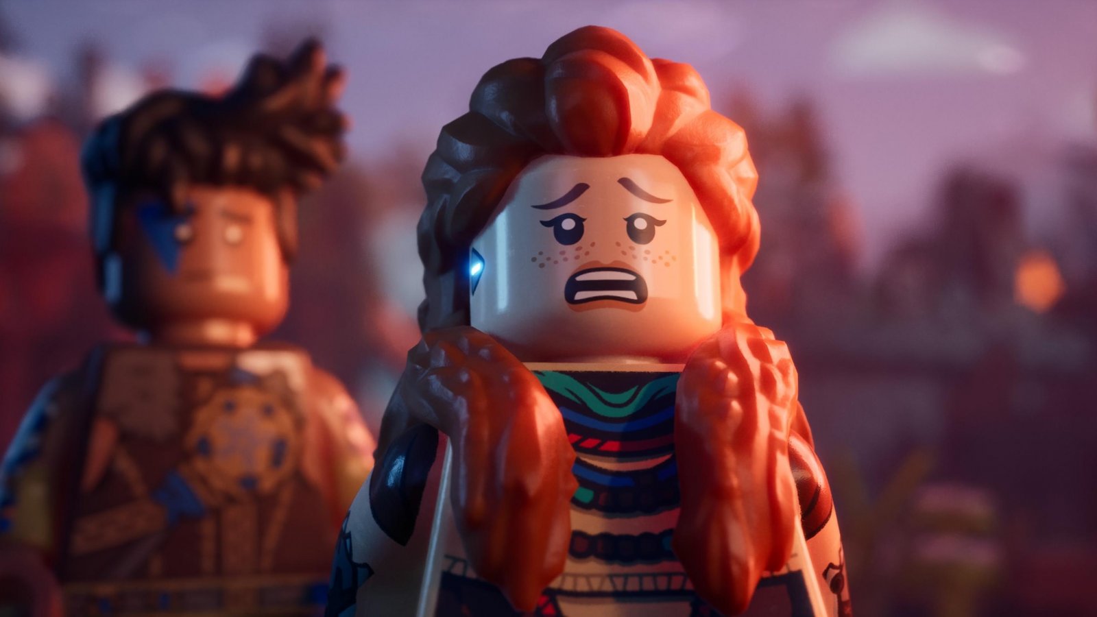 L'espressione di Aloy dopo aver visto i numeri di LEGO Horizon Adventures su Steam