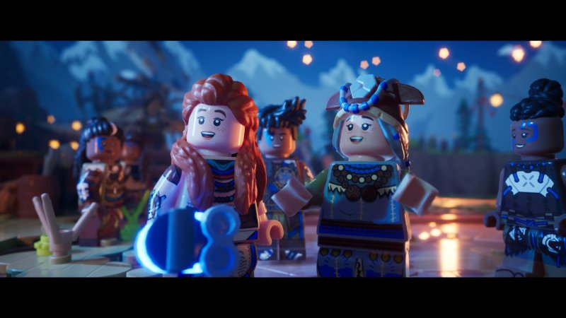 Aloy e Teersa in una scena di LEGO Horizon Adventures Aloy e Teersa in una scena di LEGO Horizon Adventures