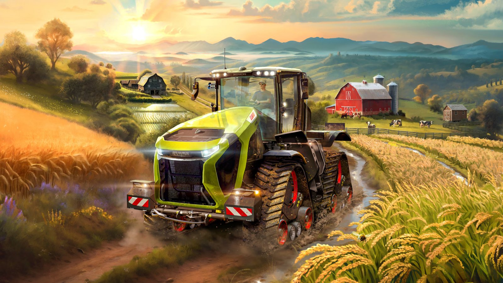 Un trattore di Farming Simulator 25