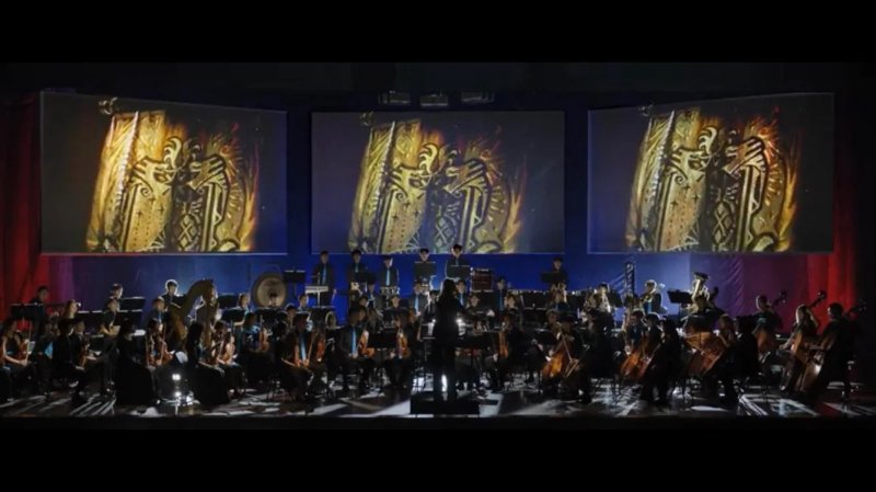 L'inizio del concerto su Monster Hunter