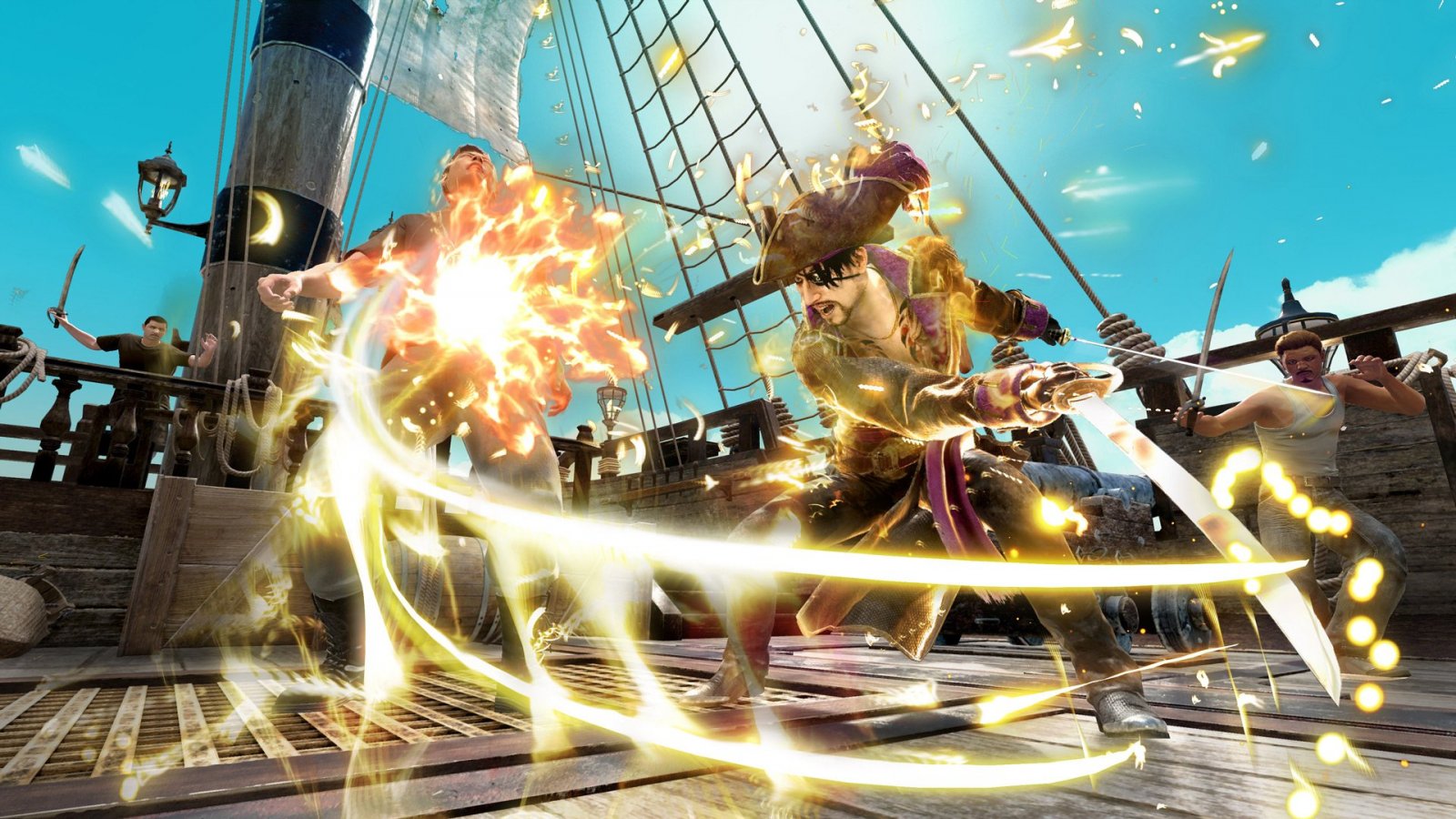 Una delle mosse speciali di Majima in Like a Dragon: Pirate Yakuza in Hawaii