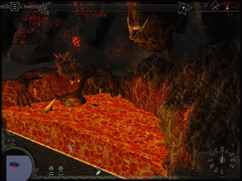 Fenrir si fa un bagno nella lava