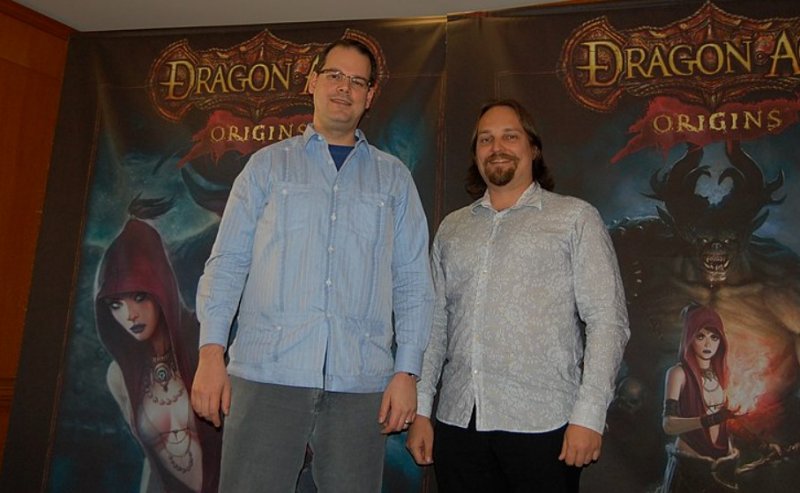 I due principali fondatori di BioWare, Ray Muzika e Greg Zeschuk I due principali fondatori di BioWare, Ray Muzika e Greg Zeschuk
