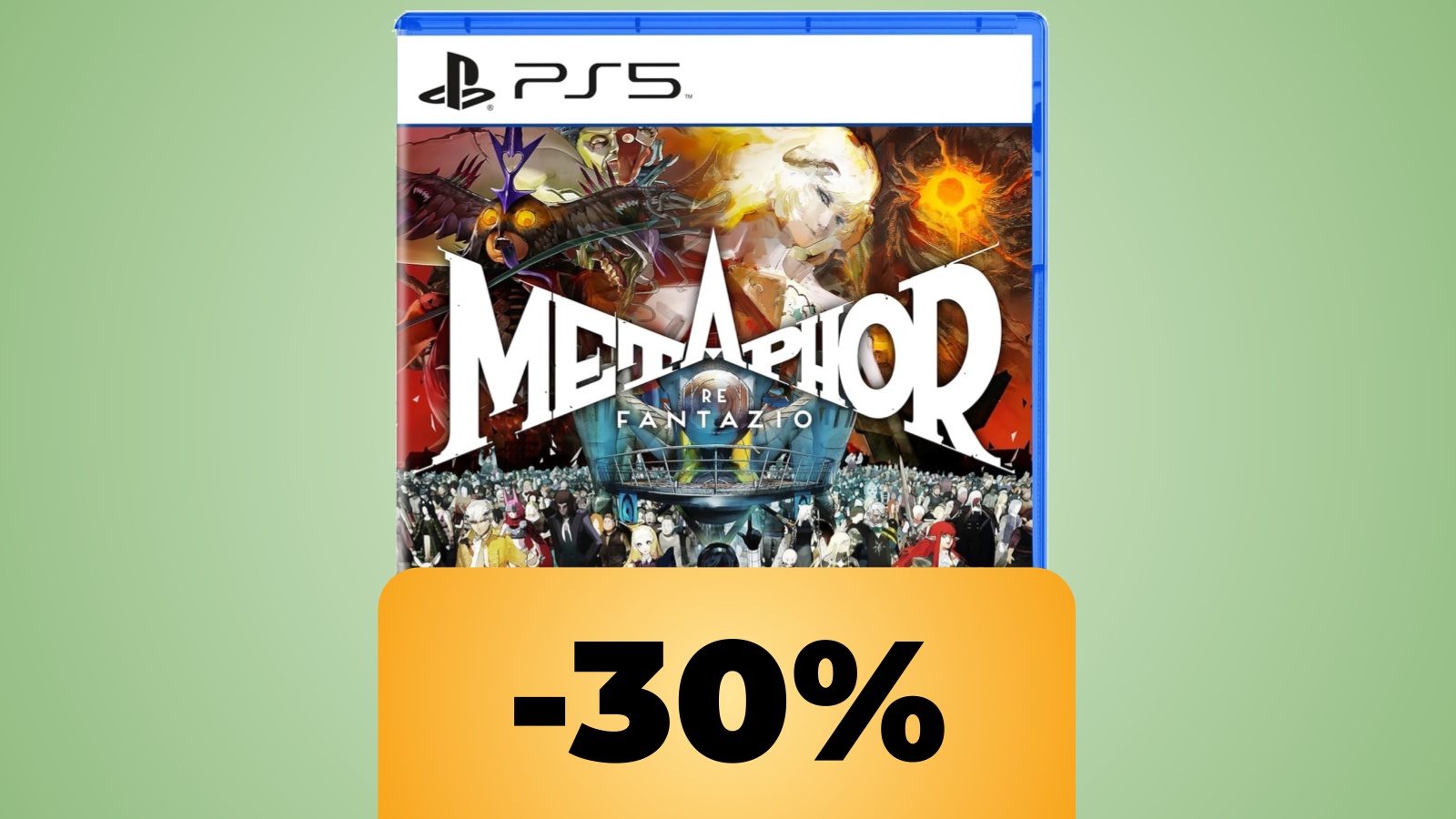 La confezione PS5 di Metaphor: ReFantazio e lo sconto di Amazon