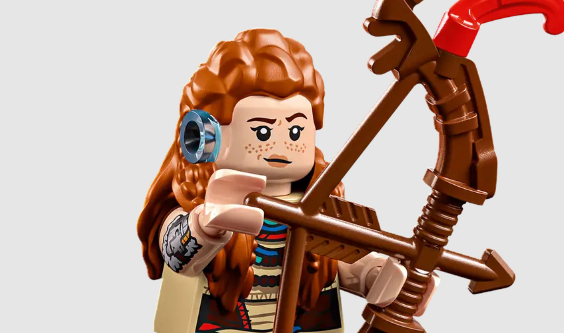 Aloy in forma di LEGO