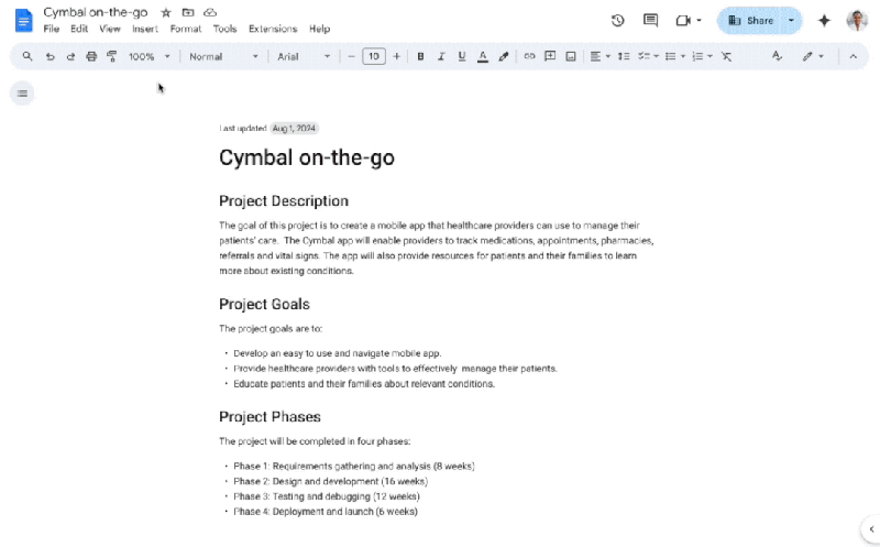 Come usare 'crea un immagine' in Google Documenti Come usare 'crea un immagine' in Google Documenti