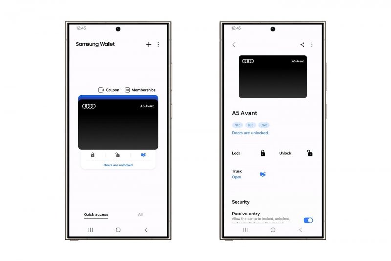 Come appare la chiave digitale in Samsung Wallet Come appare la chiave digitale in Samsung Wallet