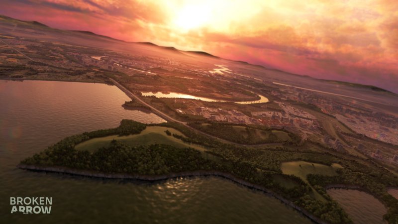 Uno dei campi di battaglia di Broken Arrow