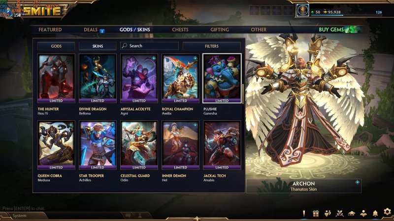 La maggior parte delle skin di Smite non saranno trasferire in Smite 2, il che è uno dei nodi principali della questione La maggior parte delle skin di Smite non saranno trasferire in Smite 2, il che è uno dei nodi principali della questione
