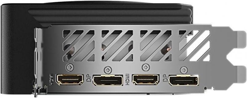 Le uscite video della Gigabyte Radeon RX 7800 XT