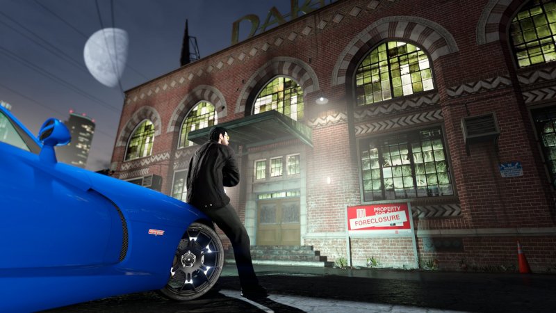 L'immagine promozionale di GTA Online con la Luna L'immagine promozionale di GTA Online con la Luna