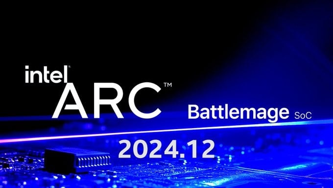 L'immagine teaser delle GPU Intel Battlemage