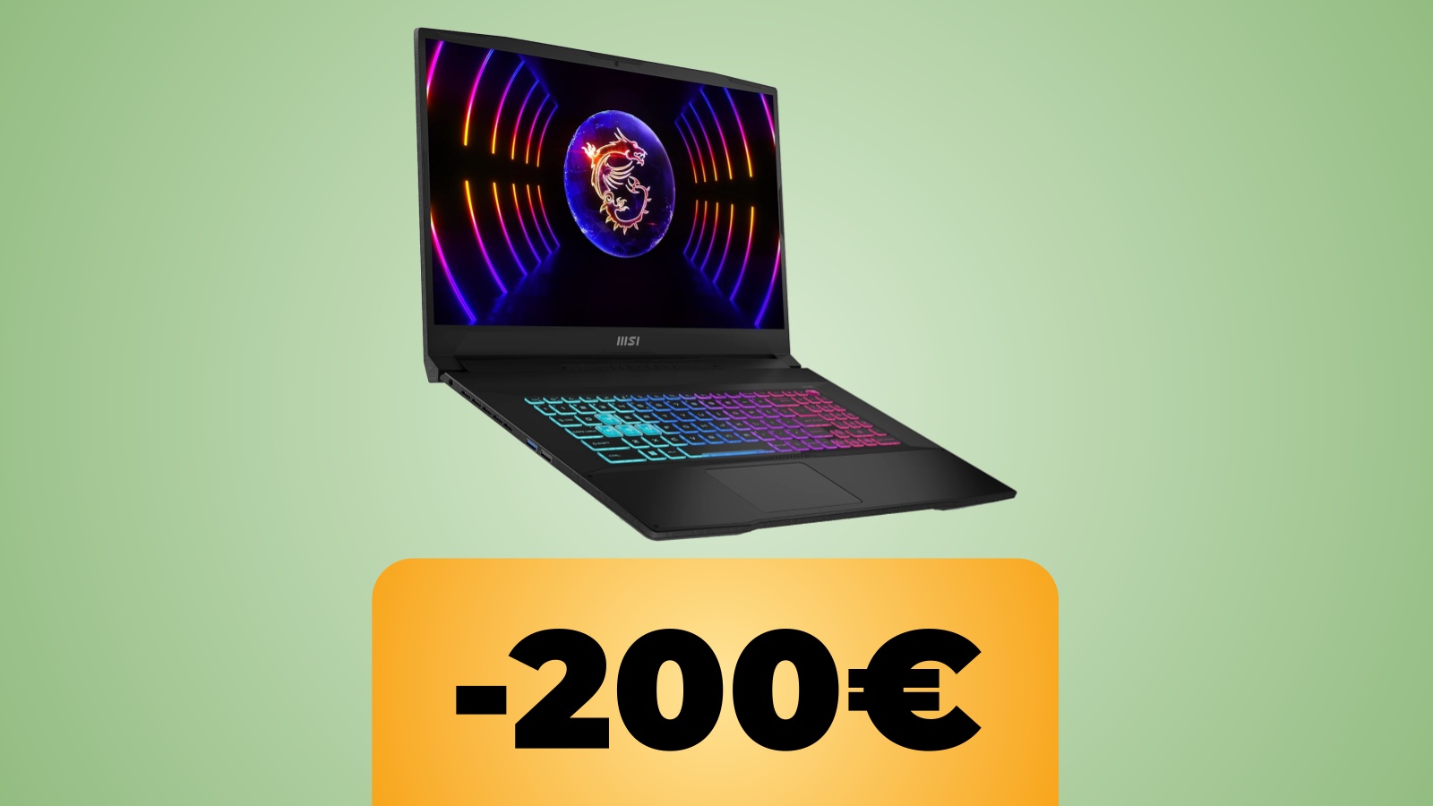 MSI Katana 17 B13VGK-1022IT e lo sconto di Amazon