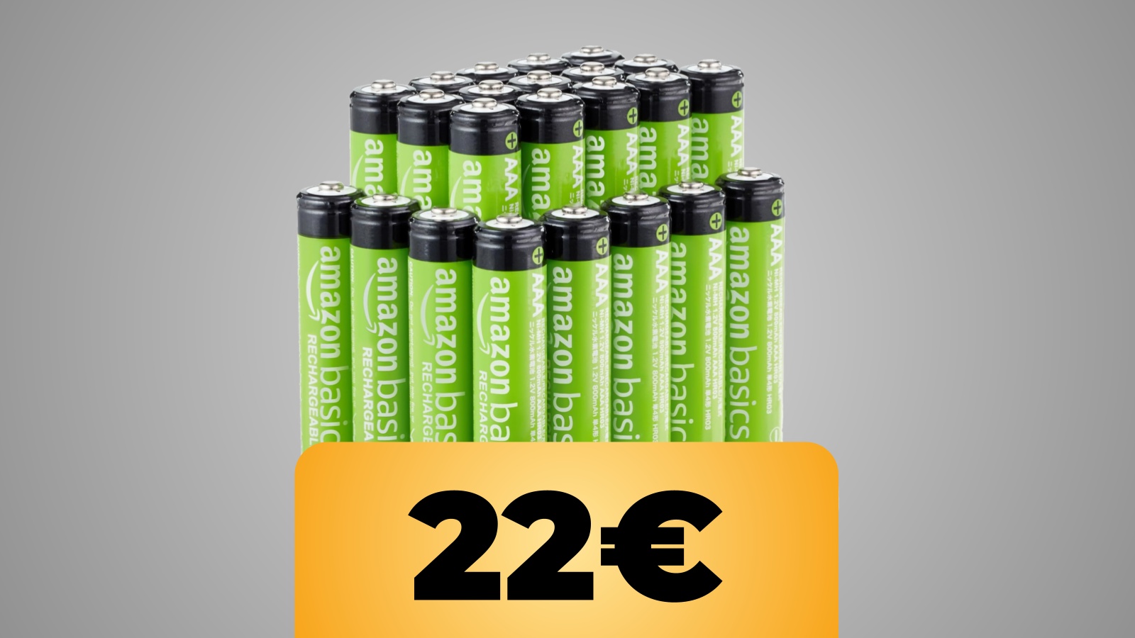 Batterie ricaricabili Amazon Basics