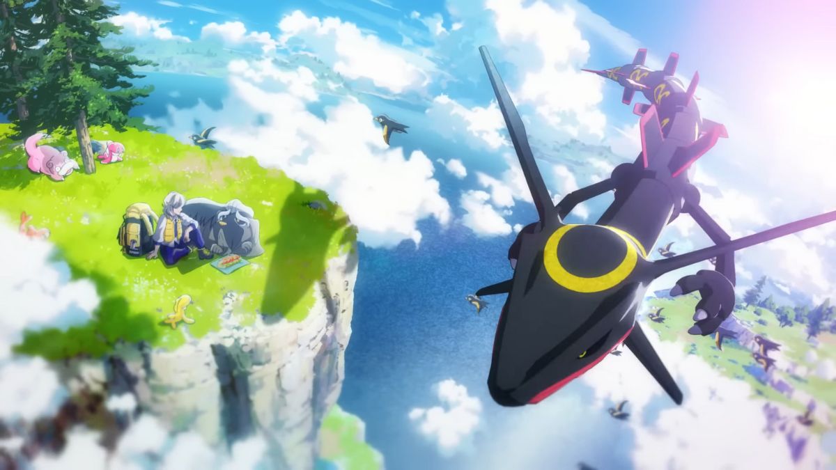 Il Rayquaza cromatico di Pokémon Scarlatto e Violetto
