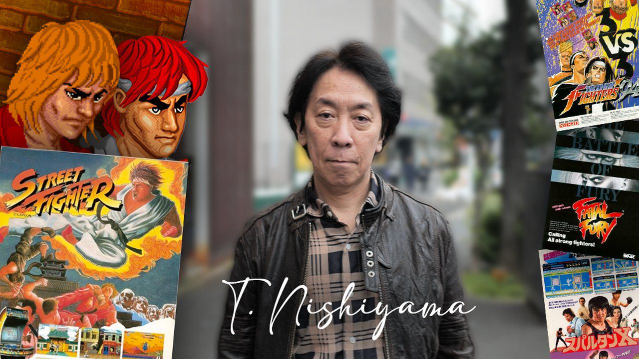 Takashi Nishiyama nella copertina dell'intervista di VGP Play