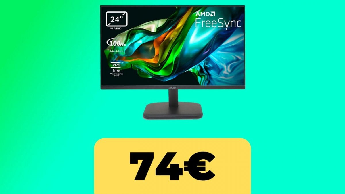 Il monitor Acer EK24 è in forte sconto  …