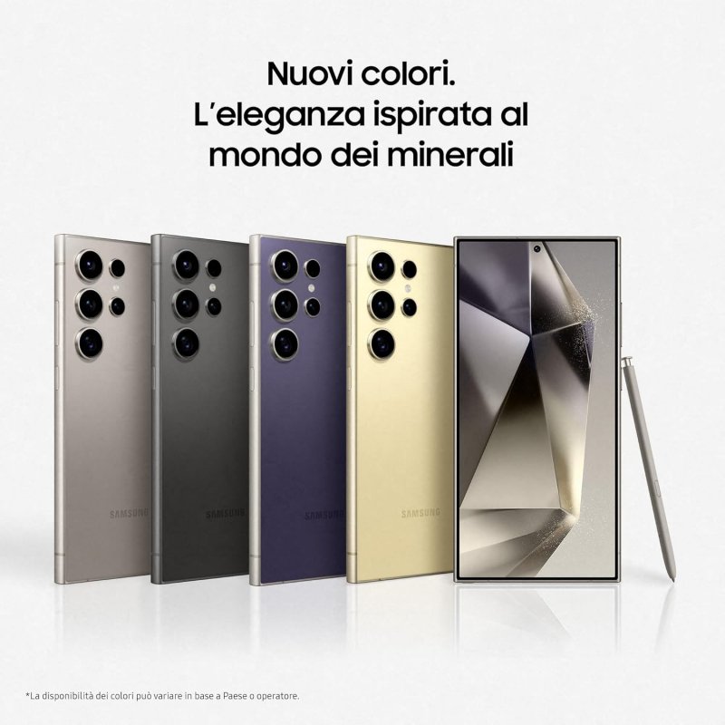 Le colorazioni del Samsung Galaxy S24.