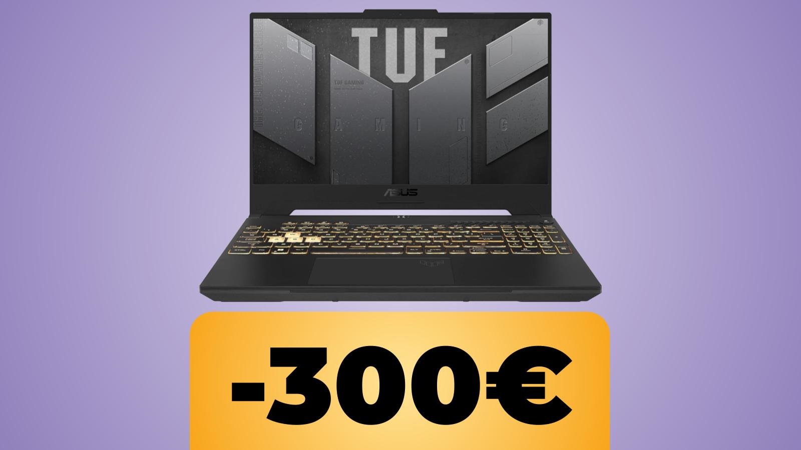 Notebook ASUS TUF Gaming con RTX 4070