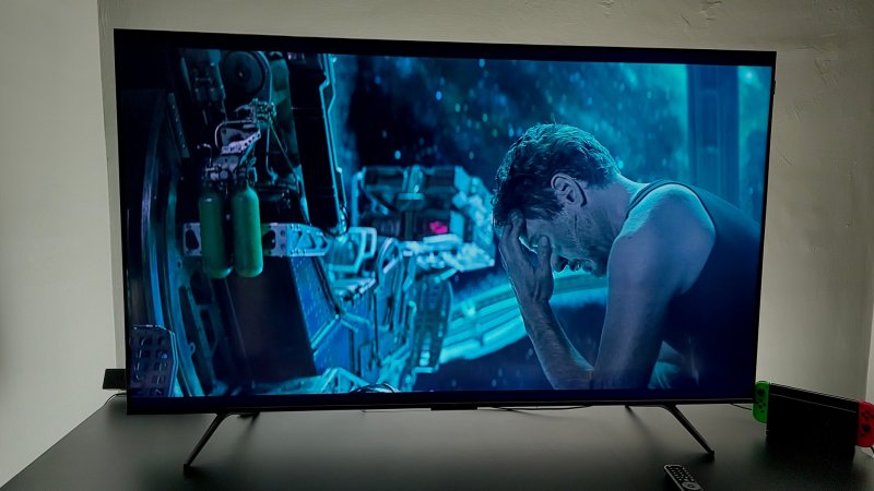 Una scena di Avengers Endgame sul TV TCL 65T8B Una scena di Avengers Endgame sul TV TCL 65T8B