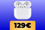 Apple AirPods 4 con custodia di ricarica USB-C in offerta su Amazon per il Black Friday - Notizia