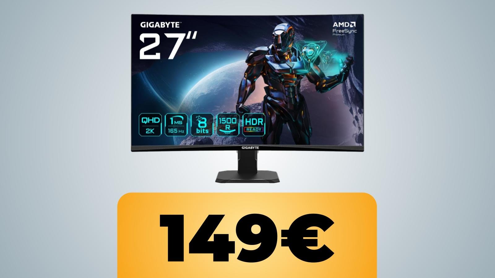 Il monitor Gigabyte GS27QC