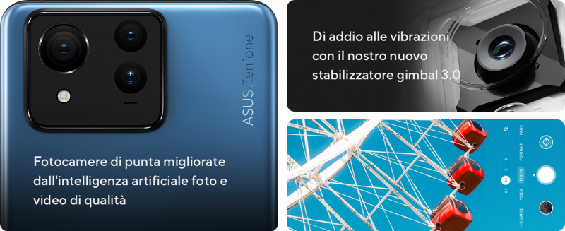 Alcune feature del dispositivo.