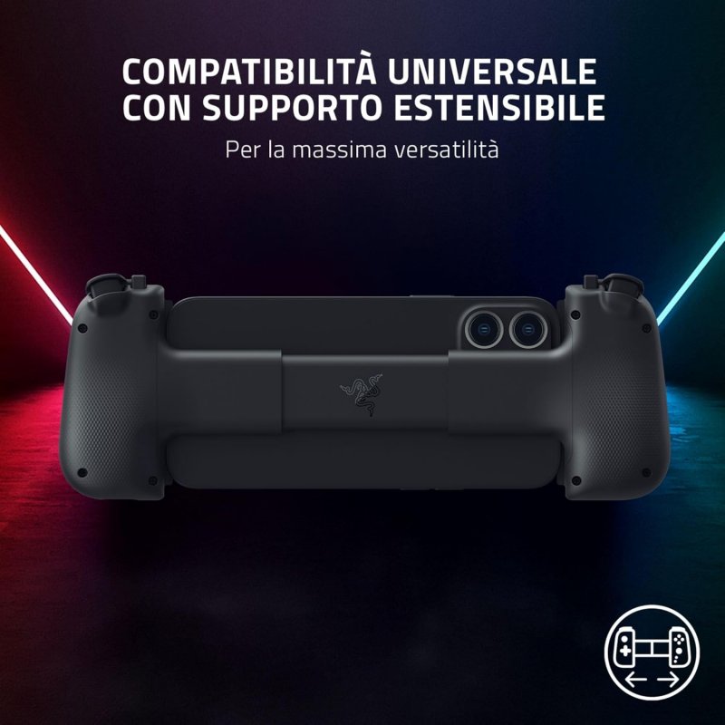 Il retro del controller Razer Kishi V2