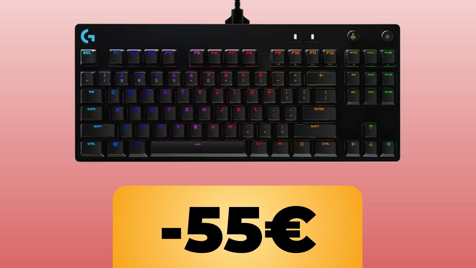 La tastiera Logitech G PRO TKL in offerta su Amazon